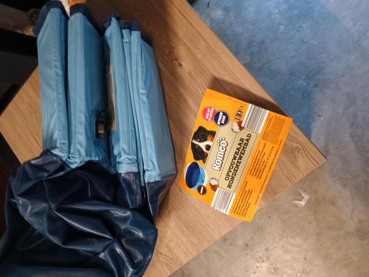 groot  opvouwbaar  zwembad, Tuin en Terras, Zwembaden, Zo goed als nieuw, Opzetzwembad, Minder dan 80 cm, Minder dan 200 cm, Minder dan 200 cm