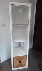 Kallax kast wit met mandjes, Huis en Inrichting, Ophalen, Zo goed als nieuw