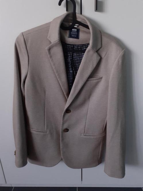 WE Fashion slim fit-pak stretch BEIGE - communie maat 164, Kinderen en Baby's, Kinderkleding | Maat 164, Zo goed als nieuw, Jongen