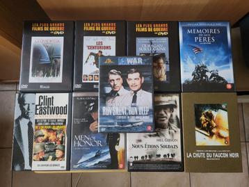 Lot DVD films de guerre (entre 1 et 5€) beschikbaar voor biedingen