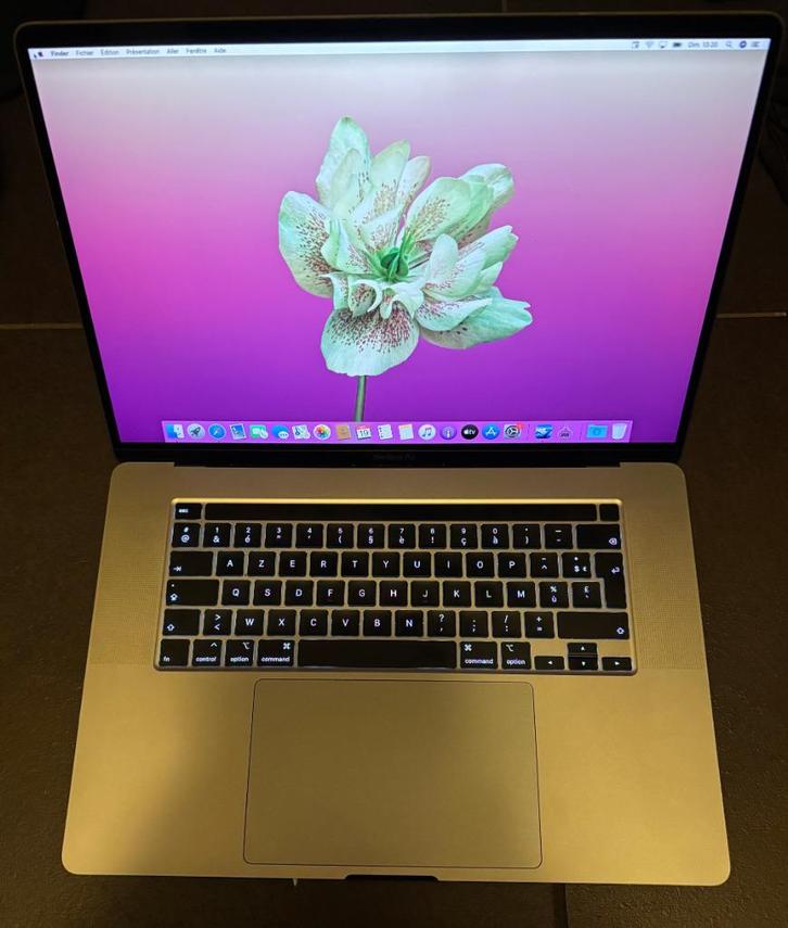 MacBook Pro 16'' (2 To, 2019), Computers en Software, Apple Macbooks, Gebruikt, MacBook, 16 inch, 2 tot 3 Ghz, 1 TB of meer, 16 GB
