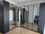 GARDE ROBE MODERNE NOIRE, Maison & Meubles, Armoires | Penderies & Garde-robes, Enlèvement, Comme neuf