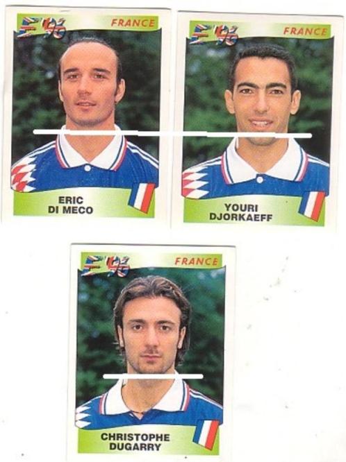 Panini/Europe - Europe 96/France/3 autocollants, Collections, Articles de Sport & Football, Utilisé, Affiche, Image ou Autocollant