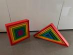 Playtive regenboog Stapelspel Montessori Stijl, Kinderen en Baby's, Speelgoed | Houten speelgoed, Ophalen, Zo goed als nieuw
