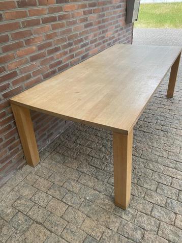 eiken tafel, Doe-het-zelf en Bouw, Ophalen, Gebruikt, Eiken, 200 tot 250 cm