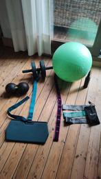 Fitness en yoga materiaal Perfecte set voor thuis of op reis, Comme neuf, Enlèvement ou Envoi