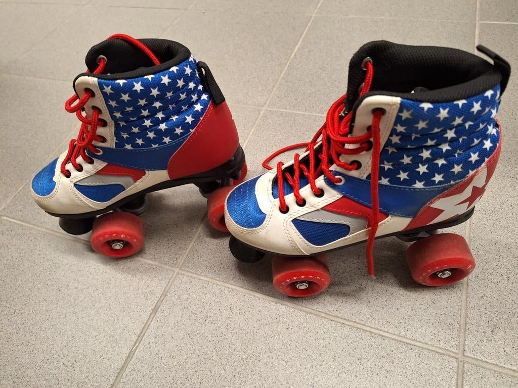 Patins à roulettes+ set complet de protection Fila, Enlèvement ou Envoi