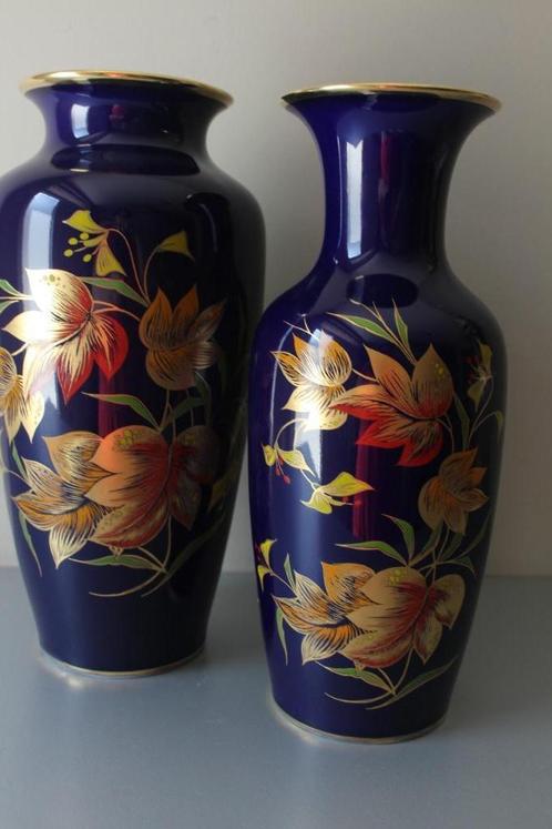 Vase en cobalt fait à la main Porcelaine royale Bavaria KPM, Maison & Meubles, Accessoires pour la Maison | Vases, Utilisé, Bleu