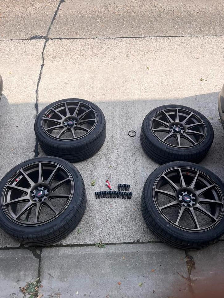 Velgen JR11 5 x 120/100, Auto-onderdelen, Banden en Velgen, Banden en Velgen, Zomerbanden, 18 inch, 235 mm, Personenwagen, Nieuw