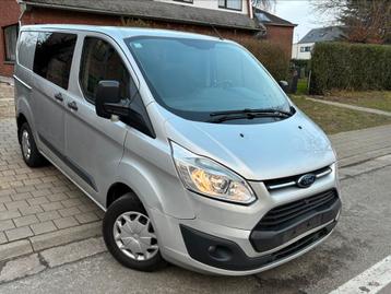 FORD TRANSIT CUSTOM 2.2TDCI DUBBELCABINE 6PLAATS AIRCO NAVI beschikbaar voor biedingen