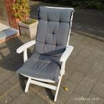 Tuinstoelen met bijhorende kussens + tafel, Tuin en Terras, Ophalen, Gebruikt