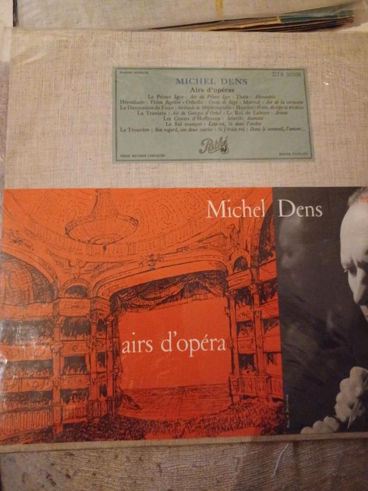 L'album vintage d'airs d'opéra de Michel Dens quasi gratuit, CD & DVD, Vinyles | Classique, Utilisé, Enlèvement