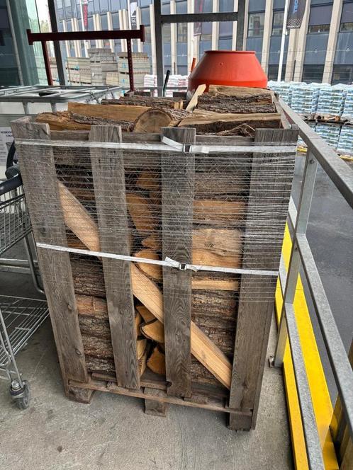 Verwarmingslogboeken — 1 m³ verpakt, Tuin en Terras, Brandhout, Blokken, Eikenhout, Minder dan 3 m³, Ophalen