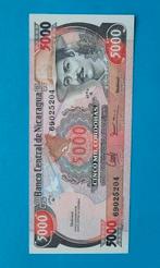 Nicaragua  5000 Cordobas 1985  FDC, Enlèvement ou Envoi, Billets de banque