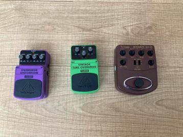  Lot de 3 pédales Behringer et V-Tone  beschikbaar voor biedingen