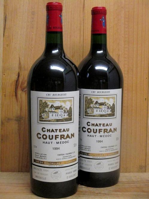 Pour ses 30 ans: MAGNUM CH. COUFRAN 1994, Collections, Vins, Comme neuf, Enlèvement ou Envoi