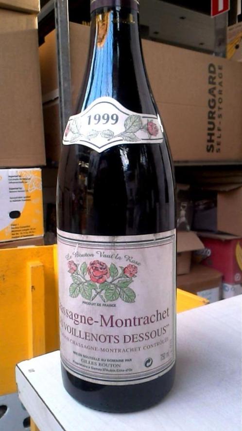 lot de 2 bouteilles 1999 chassagne montrachet ref12207061, Collections, Vins, Neuf, Vin rouge, France, Pleine, Enlèvement ou Envoi