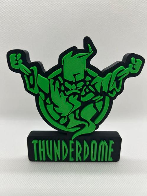 Thunderdome Wizard logo in groen / decoratie, Verzamelen, Merken en Reclamevoorwerpen, Nieuw, Overige typen, Ophalen of Verzenden