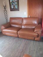 Salon en cuir relax, Ophalen, Driepersoons, Leer, Zo goed als nieuw