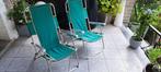 Chaises de plage pliables "aluminium" vintage (1970), Ophalen of Verzenden, Aluminium