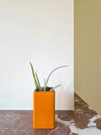 Vintage bloempot/cachepot, Ophalen of Verzenden, Zo goed als nieuw, Oranje