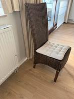 Rieten stoelen 6 stuks, Huis en Inrichting, Stoelen, Ophalen, Bruin, Riet of Rotan, Vijf, Zes of meer stoelen