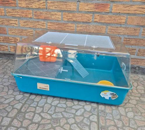 Ferplast mini duna hamsterkooi 55x36x30. Enkel afhaal., Dieren en Toebehoren, Knaagdieren en Konijnen | Hokken en Kooien, Zo goed als nieuw