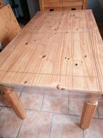 table en pin salle à manger, Maison & Meubles, Tables | Tables à manger, Enlèvement, Utilisé, Pin