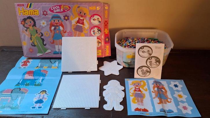 Strijkkralen en strijkplaten, Kinderen en Baby's, Speelgoed | Educatief en Creatief, Zo goed als nieuw, Ophalen of Verzenden