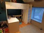 Hoogslaper Ikea + bureau & kast, Ophalen, Gebruikt, Eenpersoons, 200 cm