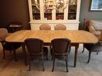 Tafel en 6 stoelen landelijke stijl, Ophalen, Zo goed als nieuw