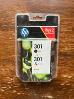 3 stuks HP 301 - inktcartridges multipack (Black + Tricolor), Computers en Software, Ophalen of Verzenden, Nieuw, Cartridge, Hp