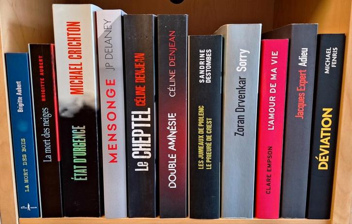 LIVRES grand format NEUFS: thriller, suspense, policier, ..., Livres, Thrillers, Neuf, Enlèvement ou Envoi