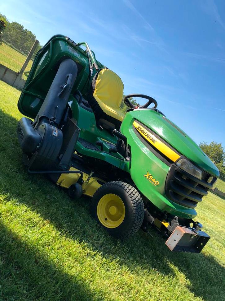 John deere x540, Tuin en Terras, Zitmaaiers, Zo goed als nieuw, 120 cm of meer, Elektrische starter, Mulchfunctie, Opvangbak, Ophalen of Verzenden