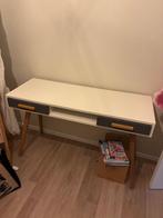 Bureau blanc avec tiroir gris - FRISCO, Enlèvement, Utilisé, Bureau