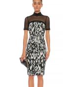 Karen Millen luipaardprint zwarte grijs NIEUW animal jurk M, Kleding | Dames, Maat 38/40 (M), Karen Millen, Wit, Nieuw