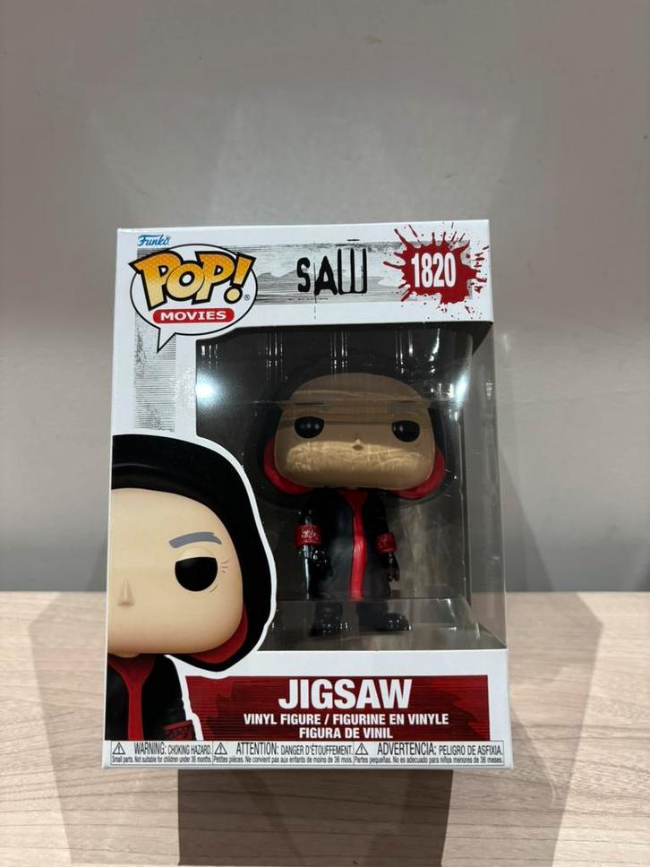 Jigsaw Killer #1820 Funko Pop! – SAW, Verzamelen, Poppetjes en Figuurtjes, Zo goed als nieuw, Ophalen of Verzenden