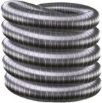 Tubage inox flexible cheminée double parois Ø150 mm – 13 mèt, Ophalen, Nieuw, 800 watt of meer, Kachel