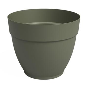 Pot rond et soucoupe ronde verts beschikbaar voor biedingen