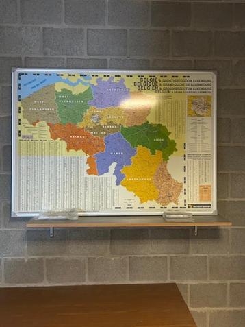 WANDLANDKAART BELGIE/LUXEMBURG beschikbaar voor biedingen