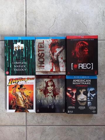 a vendre 6 coffrets blu ray etat neuf beschikbaar voor biedingen