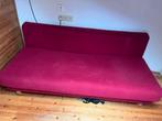 Tweepersoons slaapbank met opbergruimte, Huis en Inrichting, Ophalen, Gebruikt, Tweepersoons, Rood