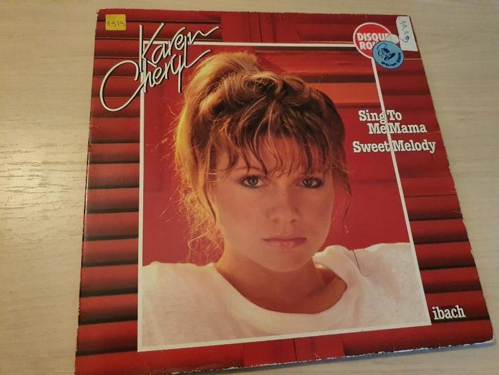 Disque vinyl 33 tours Karen Cheryl collector, CD & DVD, Vinyles | Pop, Comme neuf, Enlèvement ou Envoi
