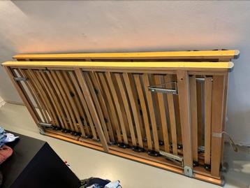 Twee Lattenbodems 90x200, Huis en Inrichting, Ophalen, 90 cm, Tweepersoons, Zo goed als nieuw