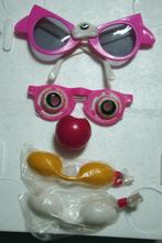 clown neus + 4x curieuze bril (kat , bolle ogen , klep), Kinderen en Baby's, Speelgoed | Overig, Jongen of Meisje, Ophalen of Verzenden