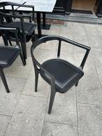 Zwarte design houten stoelen, Huis en Inrichting, Stoelen, Ophalen, Gebruikt, Zwart, Design