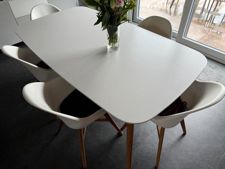 Table de salle a manger ou table de jardin, Maison & Meubles, Salles à manger complètes, Utilisé, 6 à 8 chaises, Enlèvement