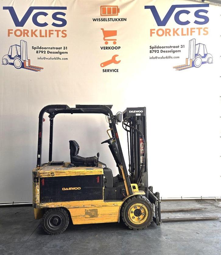 Elektrische heftruck Daewoo 2.5 Ton, Zakelijke goederen, Machines en Bouw | Heftrucks en Intern transport, Heftruck, Elektrisch