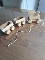 Houten treintje, Ophalen of Verzenden, Zo goed als nieuw, Rij- of Hobbelspeelgoed
