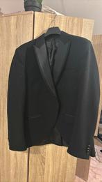 Zwarte blinkende blazer, Kleding | Heren, Kostuums en vesten, Ophalen, Zo goed als nieuw, Maat 48/50 (M)